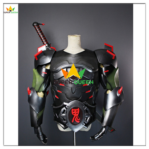 Popular Cosplay Costume Overwatch Costume Genji Armor Suit for Sale