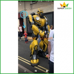 Top Quality 2.7M Tall Transformer Bumblebee Costume for Adults